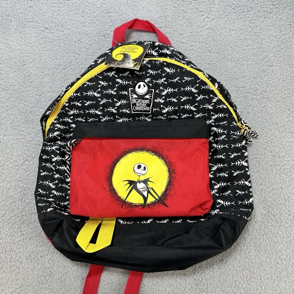 Nightmare Before Christmas Backpack NWT Everything Kids Disney School Bag Jack